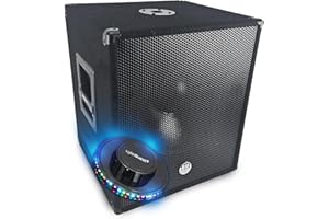 BM SONIC Caisson de Basse SUB Sono 15" Passif BM Bmsonic BMS-SUB15-P - 800W Max - Boomer 38cm - Speakon + Jack 6,3 mm + Light LED
