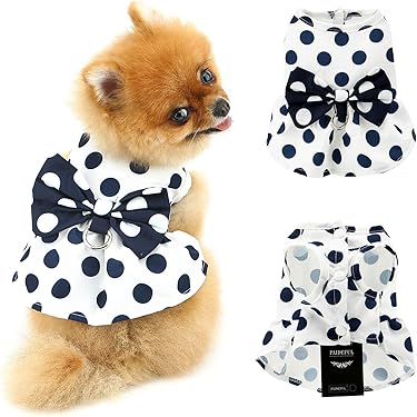Vestito Per Cane Keysui - Abito Elegante Per Teddy E Cani Di Piccola Taglia - Foto 10
