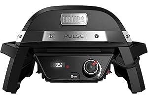Weber 81010053 Pulse 1000 Barbecue elettrico, Nero
