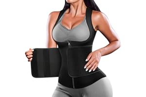 CIMKIZ Sauna Schwitzweste für Frauen Damen Sauna Shirt Hot Polymer Taille Trainer Gewichtsverlust Sauna Anzug Schlankheits Workout Body Shaper Mit Reißverschluss