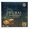 Dubai Kadayif Chocolate with Style Pistachio, 500g – Premium Turkish Dessert with Rich Chocolate Coating, Crunchy Kadayif Layers, and Pistachio Topping, Perfect for Gifting or Sharing