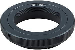 FIRSTING KJKT T2-EOS Lens Mount Adapter T/T2 Ring for Canon EOS EF EF-S Lens mount camera for Canon EOS-1D X Mark III 6D Mark II EOS 850D 800D 760D 750D 700D EOS 1300D 1200D 90D 80D 77D EOS 5s 7D camera