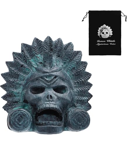Sifflet De La Mort Aztèque - Véritable Réplique Artisanal 126 DB Pour Halloween Et Effets Sonores