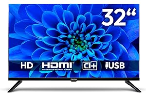 MEDION 80 cm (32 Zoll) HD Fernseher (Triple Tuner Receiver DVB-T2 DVB-C DVB-S2, 2 x HDMI, USB, Mediaplayer, VESA, CI+, MD 832000)