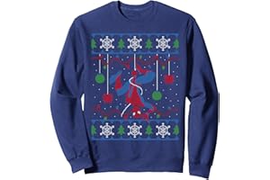Marvel Spider-Man Upside Down Ugly Christmas Sweater Sweatshirt