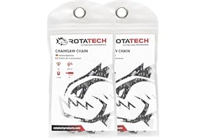 2 X 12 30 cm Rotatech Chainsaw Chains. 3/8" LP Pitch, .043" Gauge, 44 DL Drive Links. Compatible with Stihl MS170, MS171, MS192, MS192T, MSE140, MSE170
