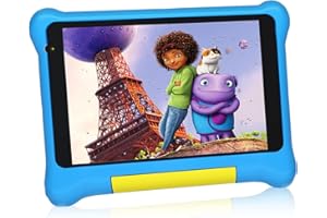 Nicewise Kids Tablet 7 inch, Android 13 Tablet for Kids with Quad Core, 32GB, Parental Control, Kidoz Installed, HD Display, Dual Camera, WiFi, Bluetooth,Tablet with Kid-Proof Case for Kids, Blue