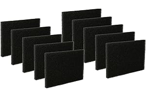 vhbw 10x Filtro de motro, filtro de espuma AEF03, 900084488-7 para aspiradoras AEG Vampyr CE 220, CE 250, CE 270, electrolux Progress, Privileg