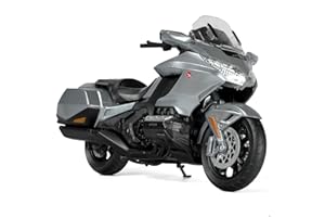 Risopen 1:12 Motorcycle Model Compatible for Honda Goldwing Alloy Diecast Motorcycle Model Toy Mini Moto Gift (Grey)