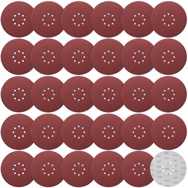 15 stuks schuurschijven 225 mm klittenband 80 100 120 schuurschijven voor plafondschuurmachines