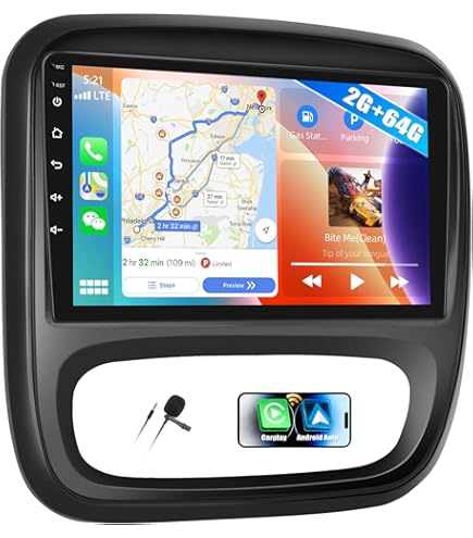 Radio For Opel Vivaro B 2014-2018 And Renault Traffic 3 2014-2021