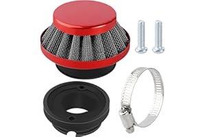 QAZAKY 42mm 43mm 44mm Air Filter Cleaner for 33cc 43cc 47cc 49cc 52cc Motovox MVS10 SYX Moto 50cc Dirt Bike Minimoto Motorcycle ATV Quad Scooter Go Kart Moped Dirt Mini Pocket Kids Super Bike Chopper