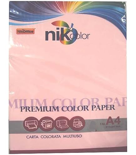 Cartoncino Favini Rismacqua Rosa - 50 Fogli A4 200gr/m² - Made In Italy, Ecologico - Foto 11