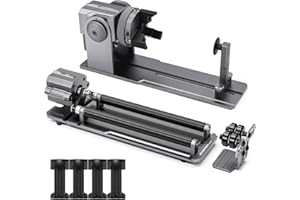 ATOMSTACK MAKER R1 PRO Claw Machine für Lasergravur Maschine, Y Achsen Klauenscheibenwalze, Geeignet für zylindrische Gegenstände, Weingläser, Becher, Ringe und andere unregelmäßige Gegenstände