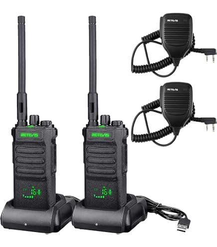 Retevis MateTalk C63 Walkie Talkie Per Hotel E Lavoro - Schermo LCD, Batteria 2200mAh, SMS E Vibrazione