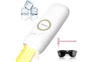 ‎SARLISI IPL Geräte Haarentfernung 999,999 Blitze mit Eiskühlung Funktion, Schmerzlos Haarentfernung Laser für Frauen und Männer, 2 Modi Laser Haarentfernung für Körper, Gesicht, Bikini-Zone & Achseln