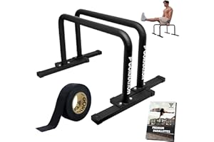 ‎GORNATION GORNATION Metall Parallettes, Rutschfeste Mini-Barren für Calisthenics, L-Sits, Fitness, Gymnastik, Turnen, Gym und Outdoor, Push Up Bar, Handstand Bar, Calisthenics-Equipment für Handstand