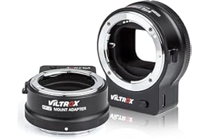 VILTROX NF-Z Adaptador de Montura de Objetivo de Enfoque Automático Compatible con Objetivo Nikon F-Mount para Cámara sin Espejo Nikon Z-Mount Z5 Z50 Z30 Z6 Z6II Z7 Z7II Zfc