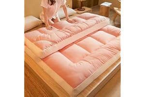 GLIVANTAD Materasso letto futon matrimoniale e singolo pieghevole e arrotolabile. Futon giapponese trapuntato salvaspazio bed Per una comoda e pratica esperienza di sonno,1.2m*2m