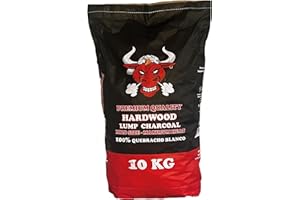 ECO TRADE GROUP TORO - Carbone TORELLO per Barbecue, Composto da Quebracho Blanco del Paraguay, Ideale per Qualsiasi tipo di Cottura, Pezzatura Uniforme, 10 kg