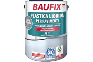 Baufix Plastica Liquida per Pavimenti, Grigio Argento, 5L