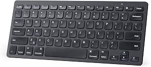 XINKSD Bluetooth Ultra-Slim Keyboard for iPad Air 2 / Air, iPad Pro, iPad mini 4/3 / 2/1, iPad 4/3 / 2, New iPad 9.7"(2018/2017), Galaxy Tabs and Other Mobile Devices (Black)