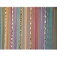 PINDIA Decorative String Thread Room Door Curtain-Multicolor : 7ft x 3.6ft (Kite+Multicolor, 7 FT)