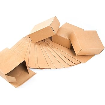 20x KRAFTPAPIER natur Geschenkkarton Geschenk Schachtel