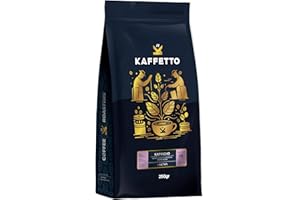 Cafe de ESPECIALIDAD | Café Grano Natural 100% ARABICA, Origen: KENIA | SCA 85 Puntos [Kaffetto, Cafe Especialidad Premium] Tueste Natural, Reciente y Seleccionado.