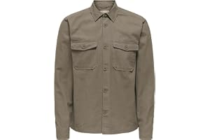 Only & Sons Onslev Canvas Overshirt 0359 för män