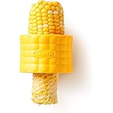 Chef'n Cob mısır soyucu, barbek&uuml; i&ccedil;in mısır ko&ccedil;anı soyucu, mutfak yardımcısı seti, mısır kesici bı&ccedil;ak, mısır soyma makinesi, 