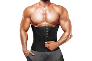 Junlan Men Waist Trainer Trimmer Belt Tummy Control Wrap Corsets Workout Belly Band Sports Girdles Slimming Body Shaper