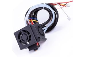 VECORLER Ender 3 Hotend Conjunto Completo Kit de extrusor ensamblado Completo con Carcasa Metal y Ventilador Dual para 3D Impresora