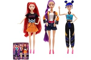 FLANLIY K Pop Demon Rumi-Mira-Zoey Hunter Figurine, K Pop Demon Bras Et Jambes Mobiles Hunter Figurine, Dessin Animé Animé 30 Cm Figurines, pour Collecter Et Cadeau Fan (A)