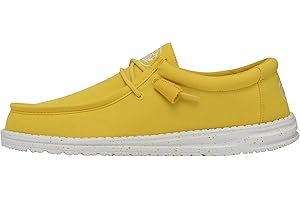 Hey Dude Wally Slub Canvas, Moc Toe Shoes Hombre