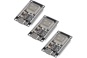 AITRIP 3 PCS TYPE-C USB ESP32 ESP-32S Entwicklungsplatine 2,4 GHz Dual Core WLAN WiFi + Bluetooth 2-in-1 Mikrocontroller ESP-WROOM-32 Chip CH340 Typ-C für Arduino