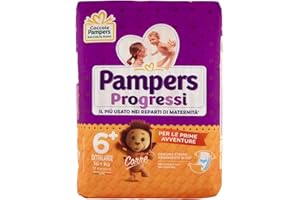 Pampers Progressi Extralarge, 17 pañales, talla 6+ (16+ kg)