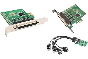 KALEA-INFORMATIQUE Carte contrôleur PCIe 8 Ports COM RS232 UART avec Chipset EXAR XR17V358