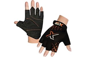 XN8 SPORTS Xn8 Weight Lifting Gloves – Non-Slip Breathable Gym Gloves for Men & Women – Padded Palm Protection for Bodybuilding, Powerlifting, Training, Cycling, Sports & Workouts