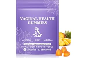 WEIWEILA Vegan Feminine Balance Gummies 60 Stück - Probiotika mit Ananas & Vitamin C für pH-Wert Balance, Laktosefrei & Glutenfrei - Frauengesundheit Nahrungsergänzung