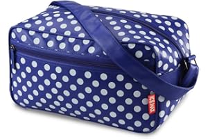 CABIN MAX Picnic Insulated Cool Bag with 2 bottle holder straps, netted pocket, bungee cord. Folds flat Large- 28 litre