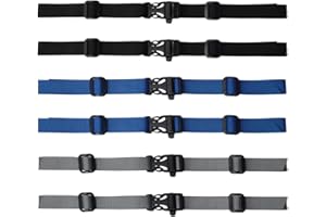 UTMACH 6 Piezas Correa de Pecho para Mochila Ajustable Correa Pecho Mochila con Hebilla Nylon Correa Ajustable para la Mochila Correa del Pecho Mochila Correa para Pesado Mochila Trotar MontañAnismo