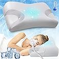 CPAP Memory Foam Pillow for Side Sleeper, Sleep Apnea Pillow for Sleeping, CPAP Nasal Pillows Suit for All CPAP Masks User, Orthopedic Neck Support Pillow Relief Neck Pain for Side Sleepers-King Size