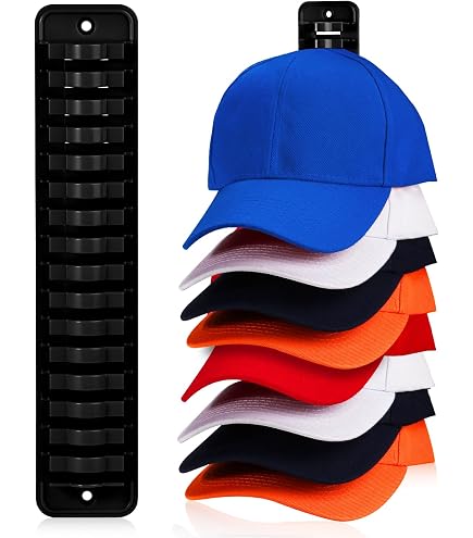 Support De Rangement Pour Casquettes - Porte 7 Casquettes De Baseball - Transparent, Anti-Dérapant - Pour Commode, Table Ou Placard