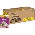 Whiskas Junior Kitten (2-12 Months) Wet Cat Food, Chicken in Gravy, 80 g (Pack of 56), Hydrating Food Made With Real Chicken, 100% Complete & Balanced Nutrition for Kittens