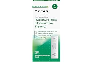 Thyroid TSH Test Kit 1 Pack - Accurate and Reliable At-Home Testing for Thyroid Function - Easy to Use and Fast Results in 2 Minutes | 2San