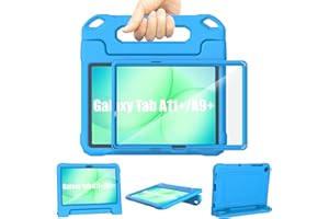 Samsung Galaxy Tab A11 Plus/A9 Plus Case Kids 11 inch 2025/2023, TrendGate Lightweight Shockproof Samsung A11+ Plus Tablet Case Built-in Screen with Handle Stand for Galaxy Tab A11+/A9+ 11'' - Blue