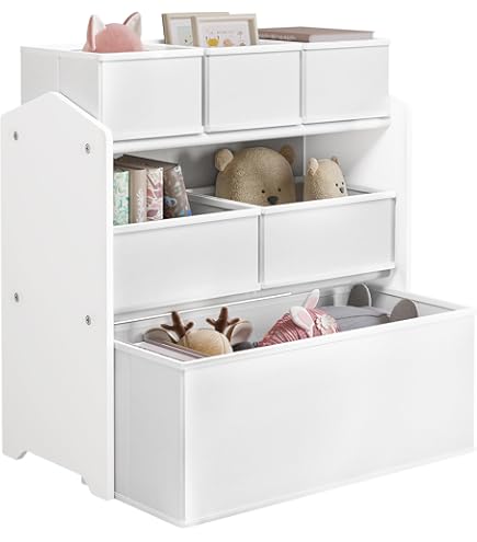 HN Kinderregal Blau 60cm - Wandregal Für Spielzeug Im Kinderzimmer