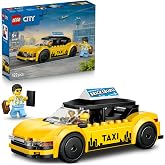 LEGO City Sarı Taksi 60487 | 5 Yaş ve &Uuml;zeri &Ccedil;ocuklar i&ccedil;in Turist ve Taksi Şof&ouml;r&uuml; Minifig&uuml;rleri İ&ccedil;eren Oyuncak Yapım Seti, Hed