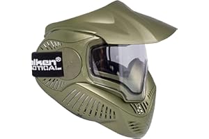 Valken Masque MI-7 Woodland Paintball Mixte Adulte, Camo